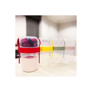 Taken Go Müsli Kabı 650ml Kırmızı Royaleks-AP9451