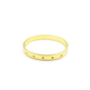 Taşlı Bilezik - Altın