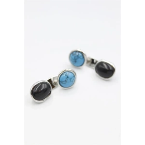 Taşlı Küpe - Gümüş