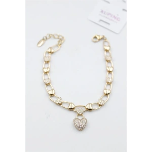 Taşlı Vip Bileklik - Rose