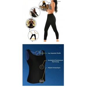 Termal Sauna Tayt + Atlet Takım ( Xl )  Neotex Terletme Takımı