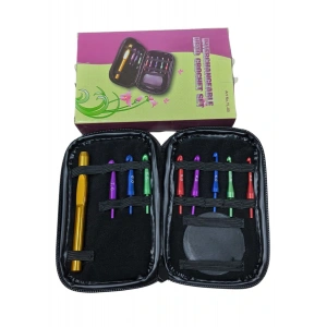 Ucu Değiştirilebilir Yün Tığ Set 9  Adet