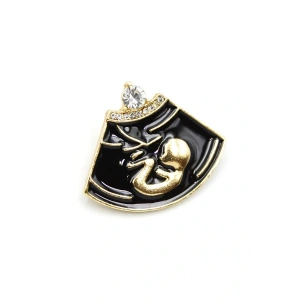 Ultrason Broş - Altın