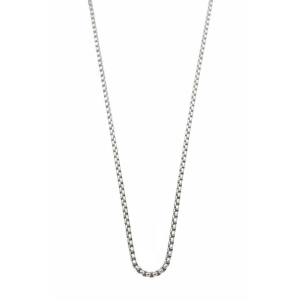 Yılan Zincir Kolye - 45 cm - Gümüş