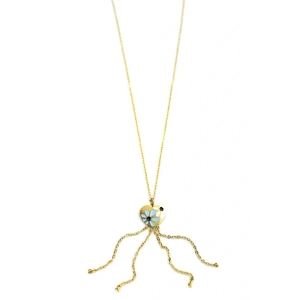 Zincirli Kalp Kolye - Altın