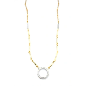 Zincirli Vip Kolye - Altın