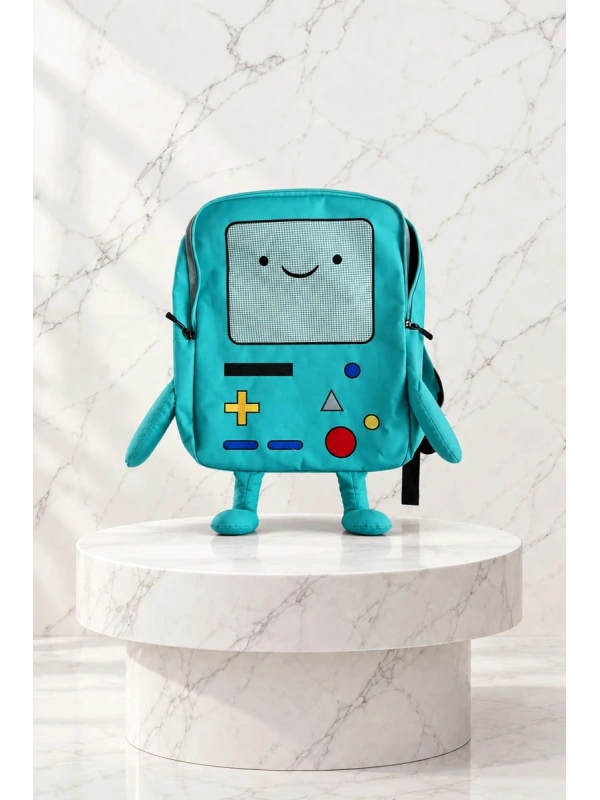 Adventure Time BMO Sırt Çantası- Mavi