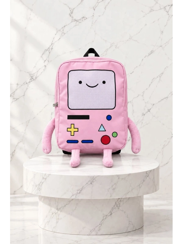 Adventure Time BMO Sırt Çantası - Pembe