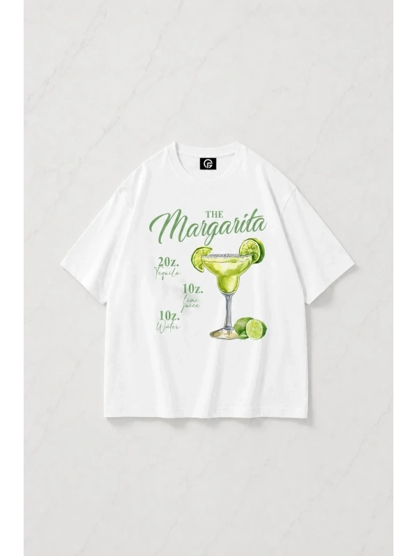 Kadın Margarita Tshirt Beyaz