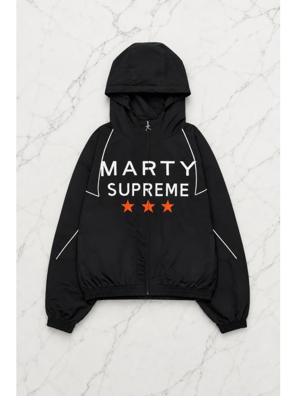 Marty Supreme Oversize Jacket - Siyah
