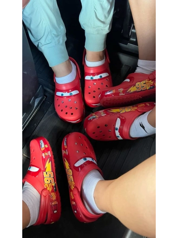 McQuenn Crocs - Kırmızı