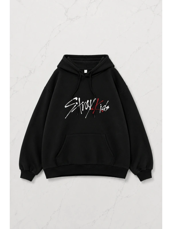 Stray Kids Detail Oversize Unisex Sweatshirt