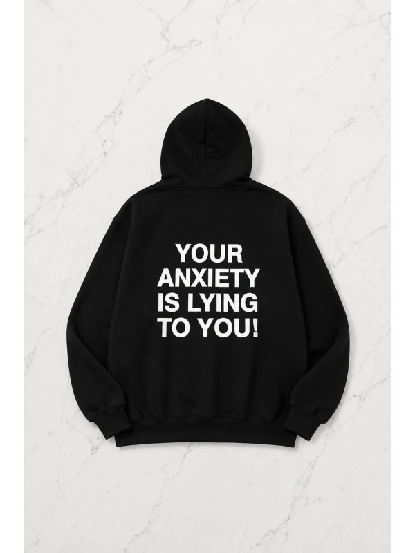 Your Anxiety Detail Oversize Unisex Sweatshirt