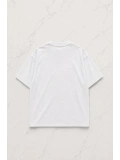 But Why Oversize T-shirt - Beyaz