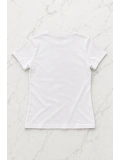 Kemer Boy Fawn Coquette Baskılı Crop Bluz
