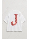 Kiss Design J Harfi Oversize T-shirt