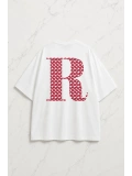 Kiss Design R Harfi Oversize T-shirt