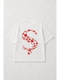 Kiss Design Ş Harfi Oversize T-shirt