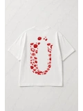 Kiss Design U Harfi Oversize T-shirt