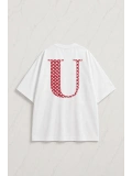 Kiss Design U Harfi Oversize T-shirt