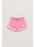 Pembe Fit Polo Yaka Soul Şort Takım