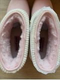 Ribbon Couture  Peluş Dokulu Bot-Pembe