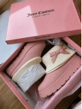 Ribbon Couture  Peluş Dokulu Bot-Pembe