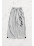 Signature Script Baggy Unisex Eşofman Altı - Gri