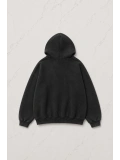 Siyah Warrior Dagger Woman Gothic Kapüşonlu Sweatshirt