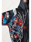Spider-Man Unisex Oversize Ceket Hırka Hoodie | ÖN SATIŞ - Siyah