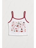 Sweet Cherry Askılı Şort Takım