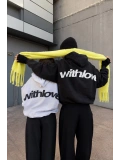 White And Black Withlove Sweatshirt