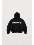 White And Black Withlove Sweatshirt