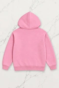 Betty Star Oversize Kapüşonlu Sweatshirt - Pembe