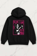 Rich Man Oversize Kapüşonlu Sweatshirt - Siyah