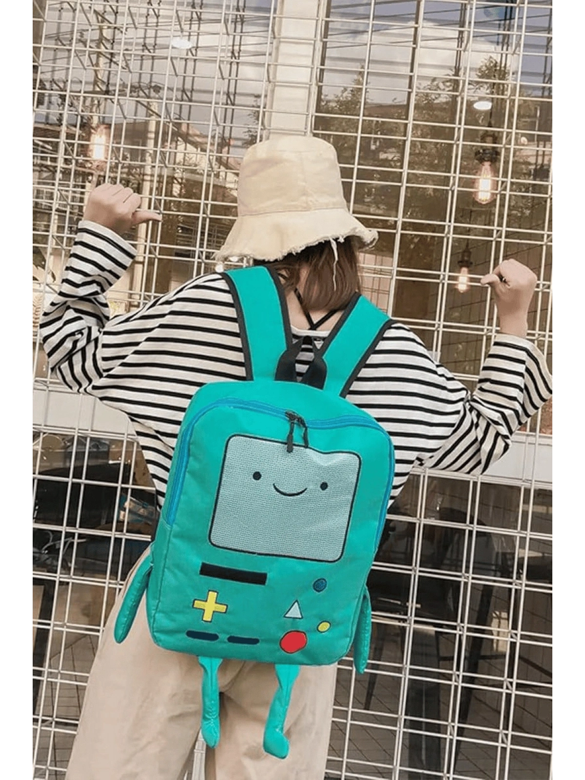Adventure Time BMO Sırt Çantası- Mavi