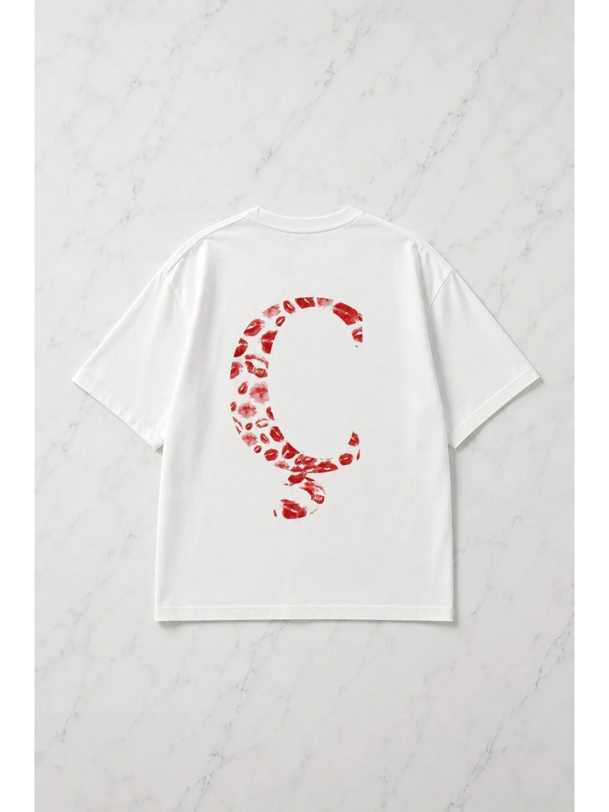 Kiss Design C Harfi Oversize T-shirt