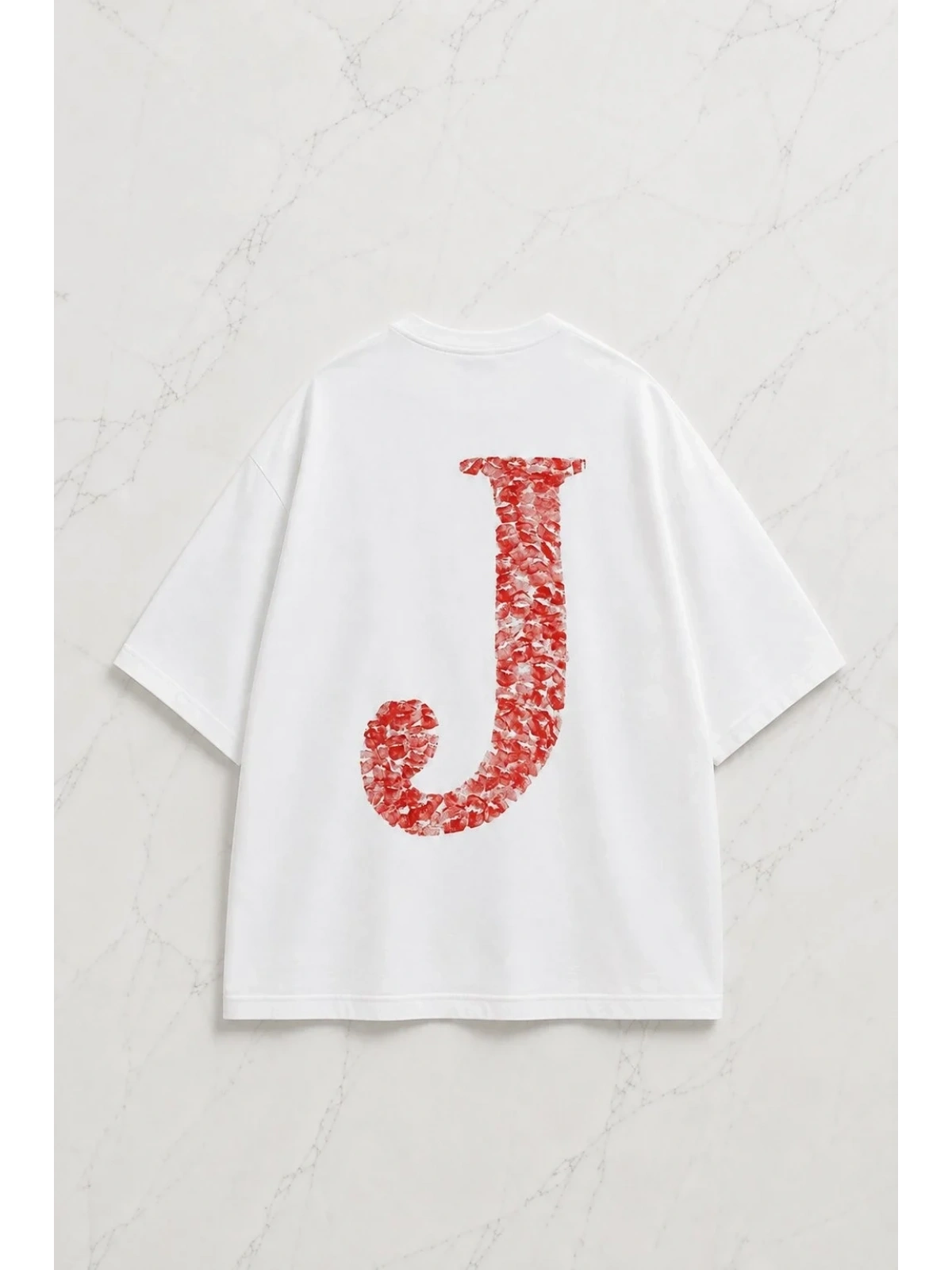Kiss Design J Harfi Oversize T-shirt