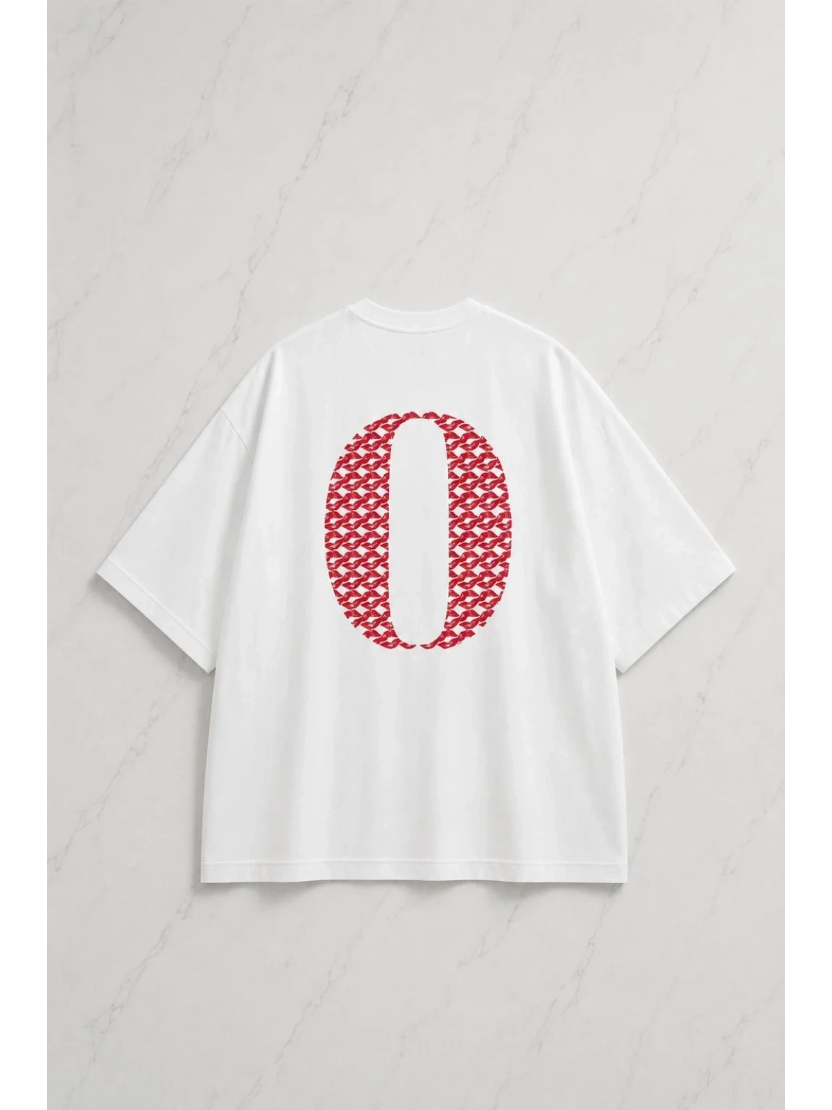 Kiss Design O Harfi Oversize T-shirt
