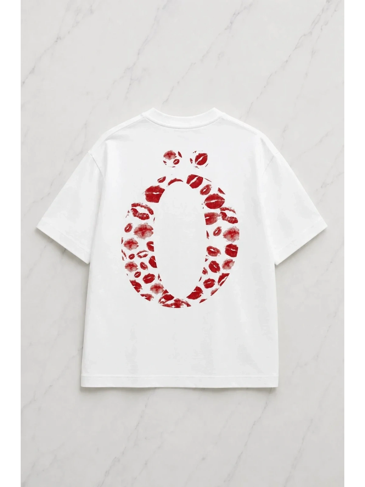 Kiss Design O Harfi Oversize T-shirt
