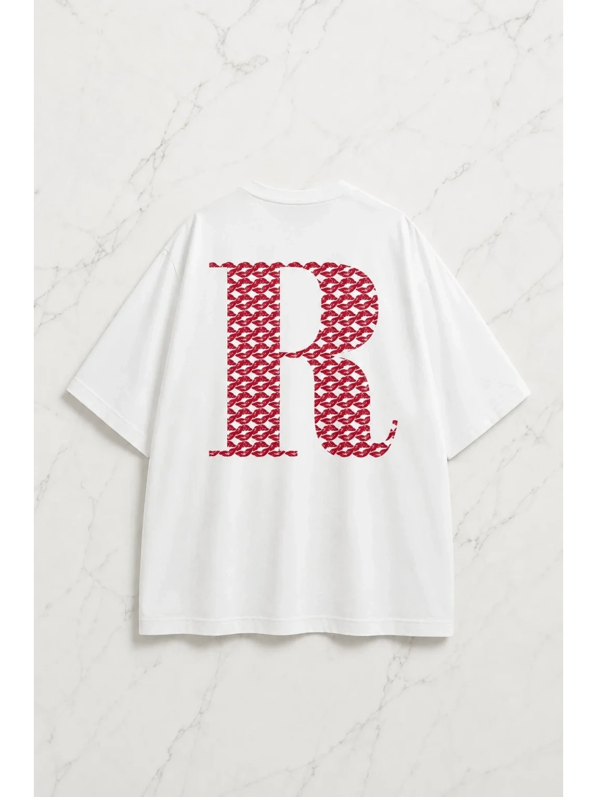 Kiss Design R Harfi Oversize T-shirt