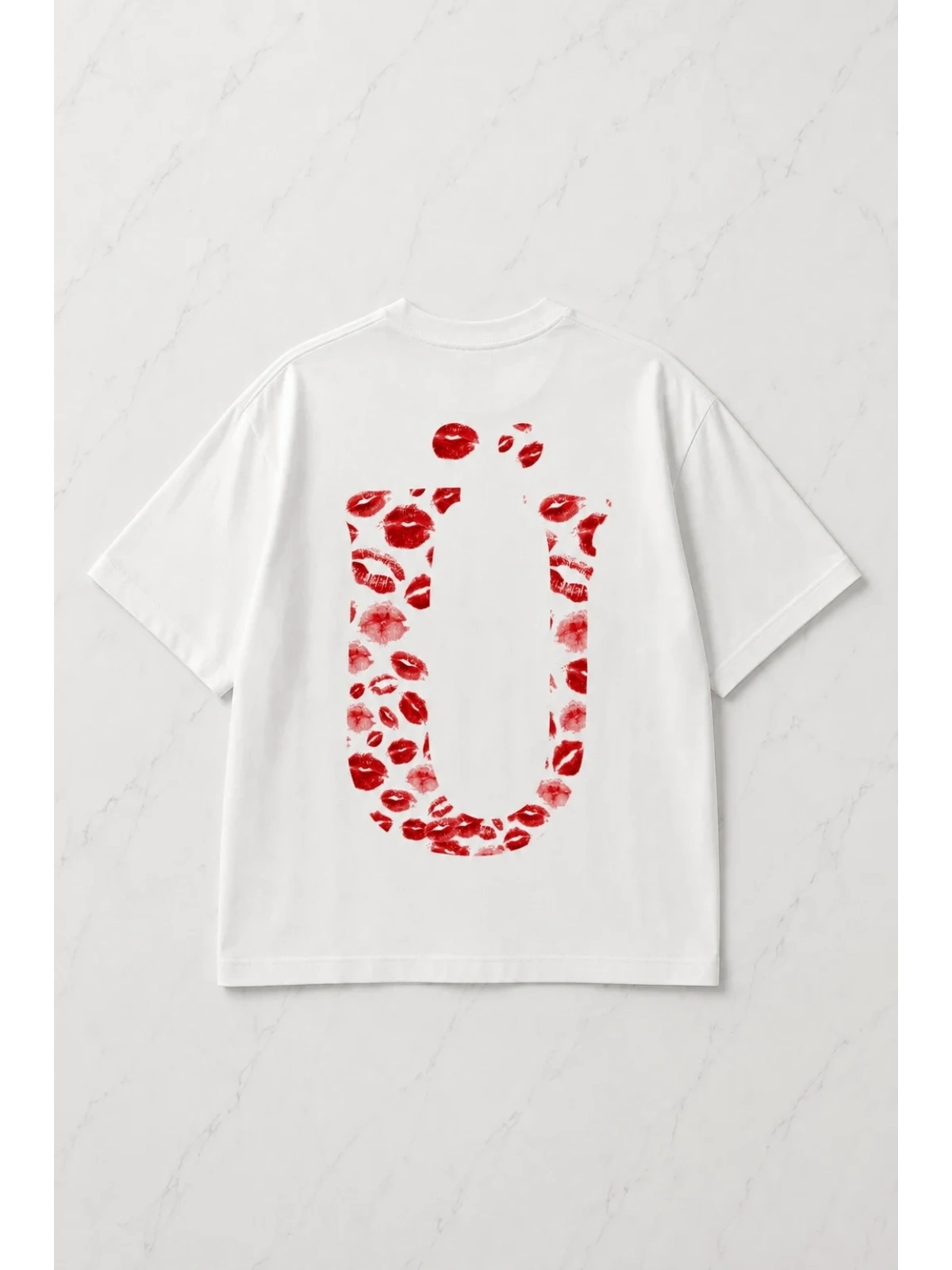 Kiss Design U Harfi Oversize T-shirt