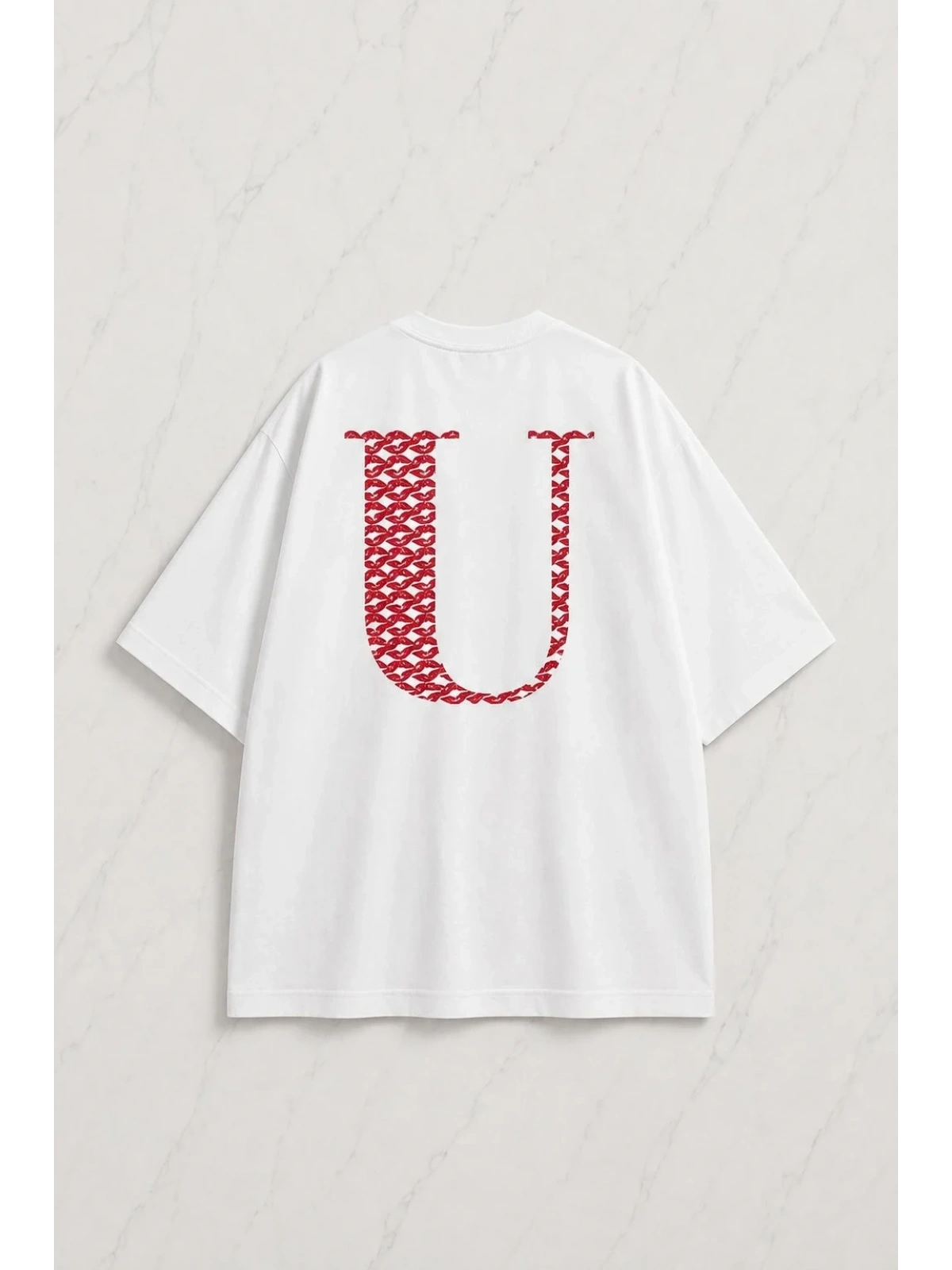 Kiss Design U Harfi Oversize T-shirt