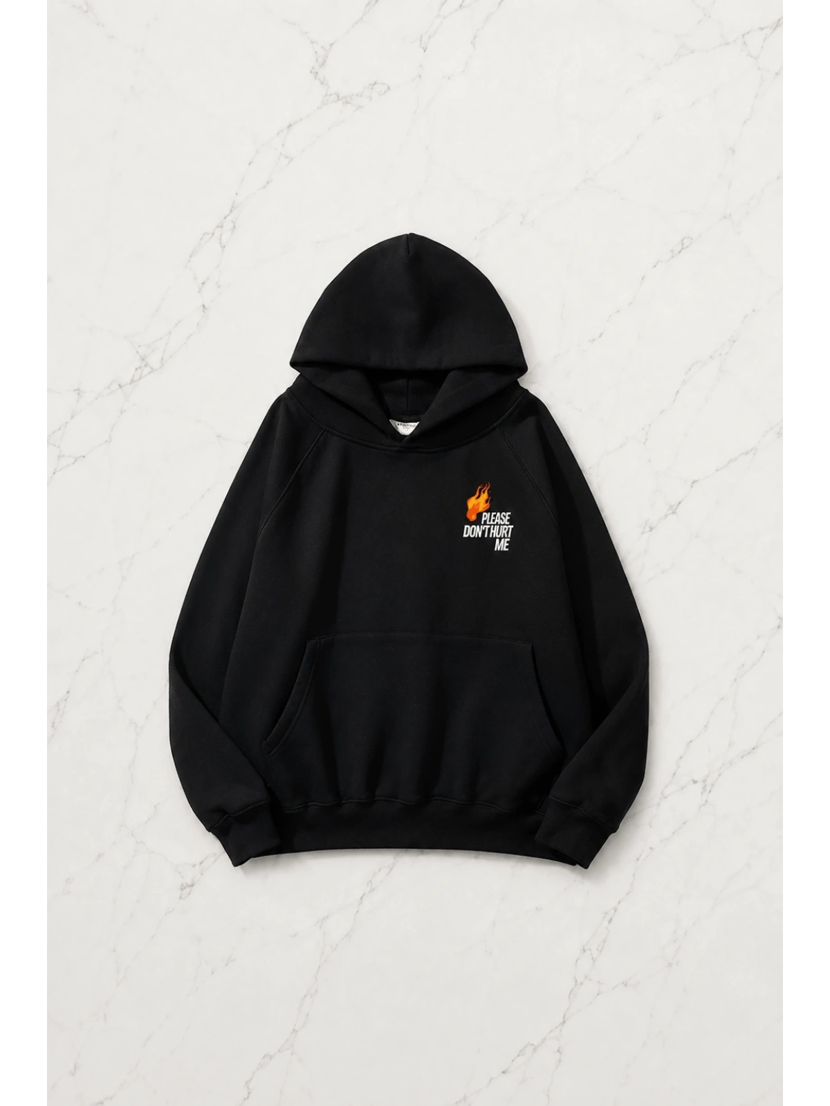 Please Dont Hurt Me Unisex Sweatshirt Hoodie Siyah
