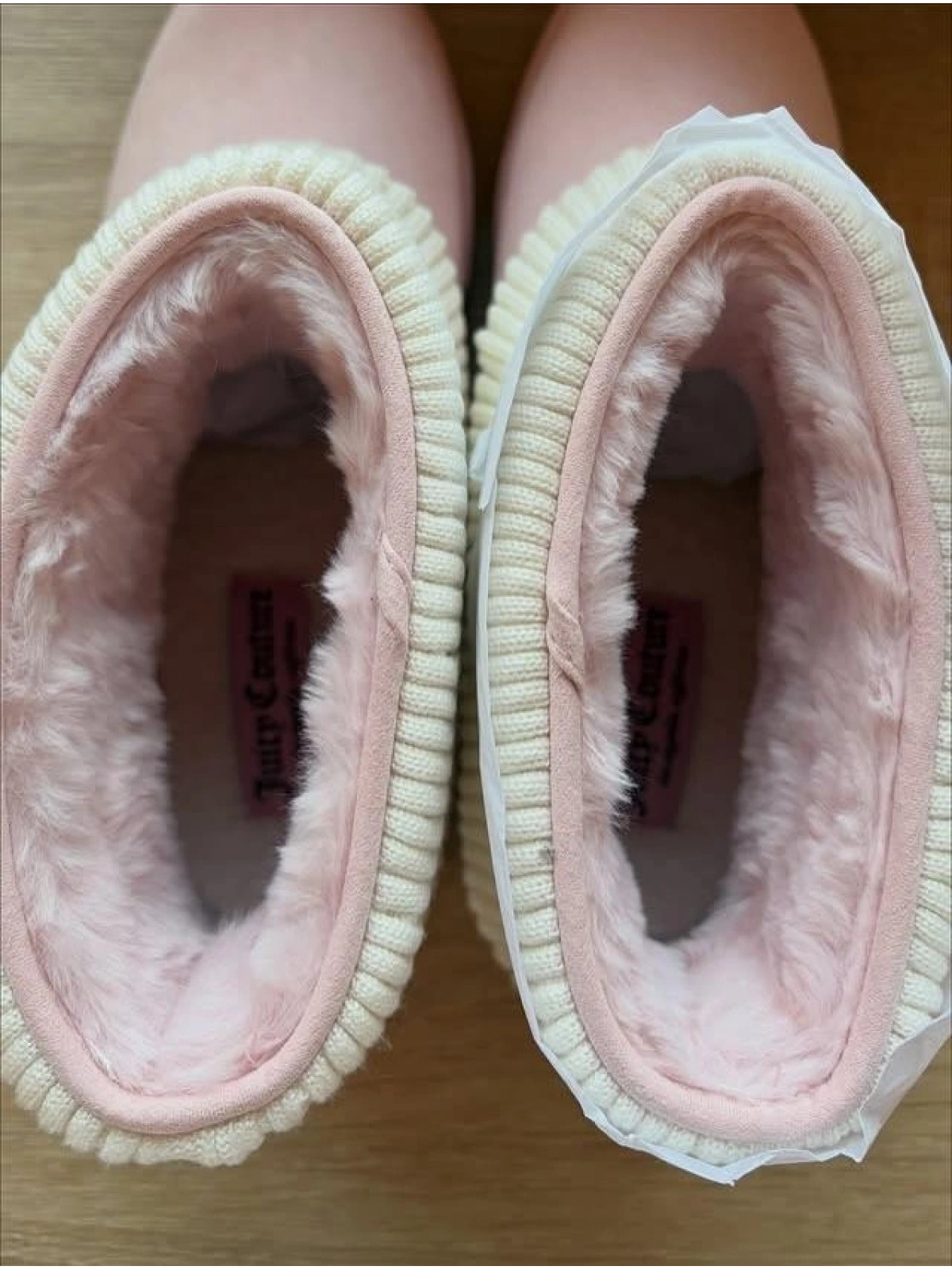 Ribbon Couture  Peluş Dokulu Bot-Pembe