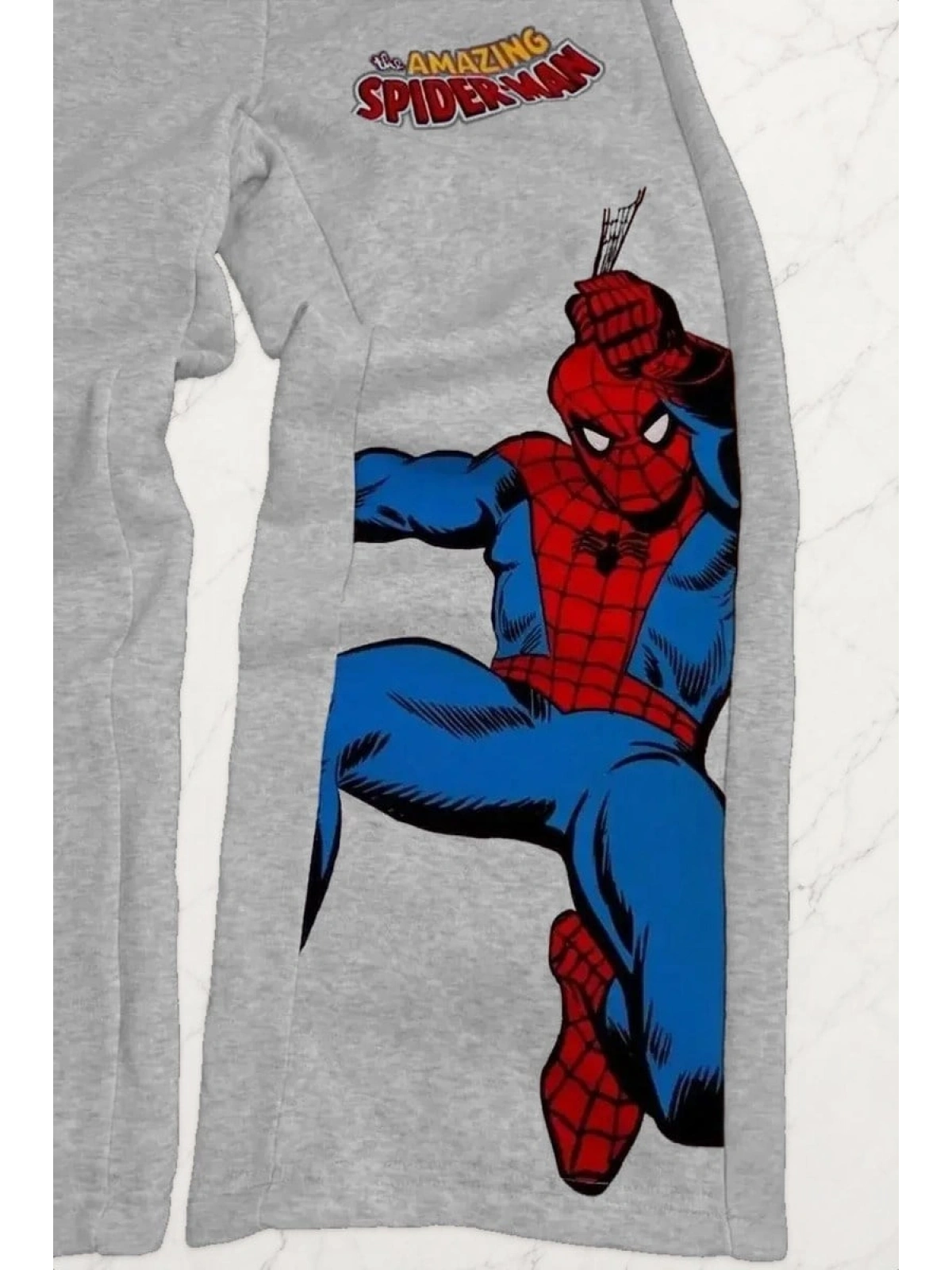 Spider-Man Detail Eşofman Altı - Gri