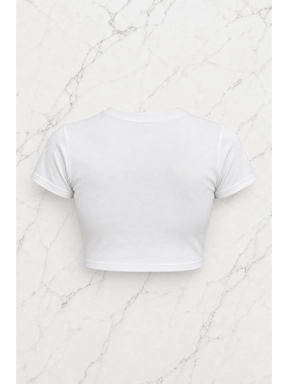 Stop Copying Me Detail Crop Top