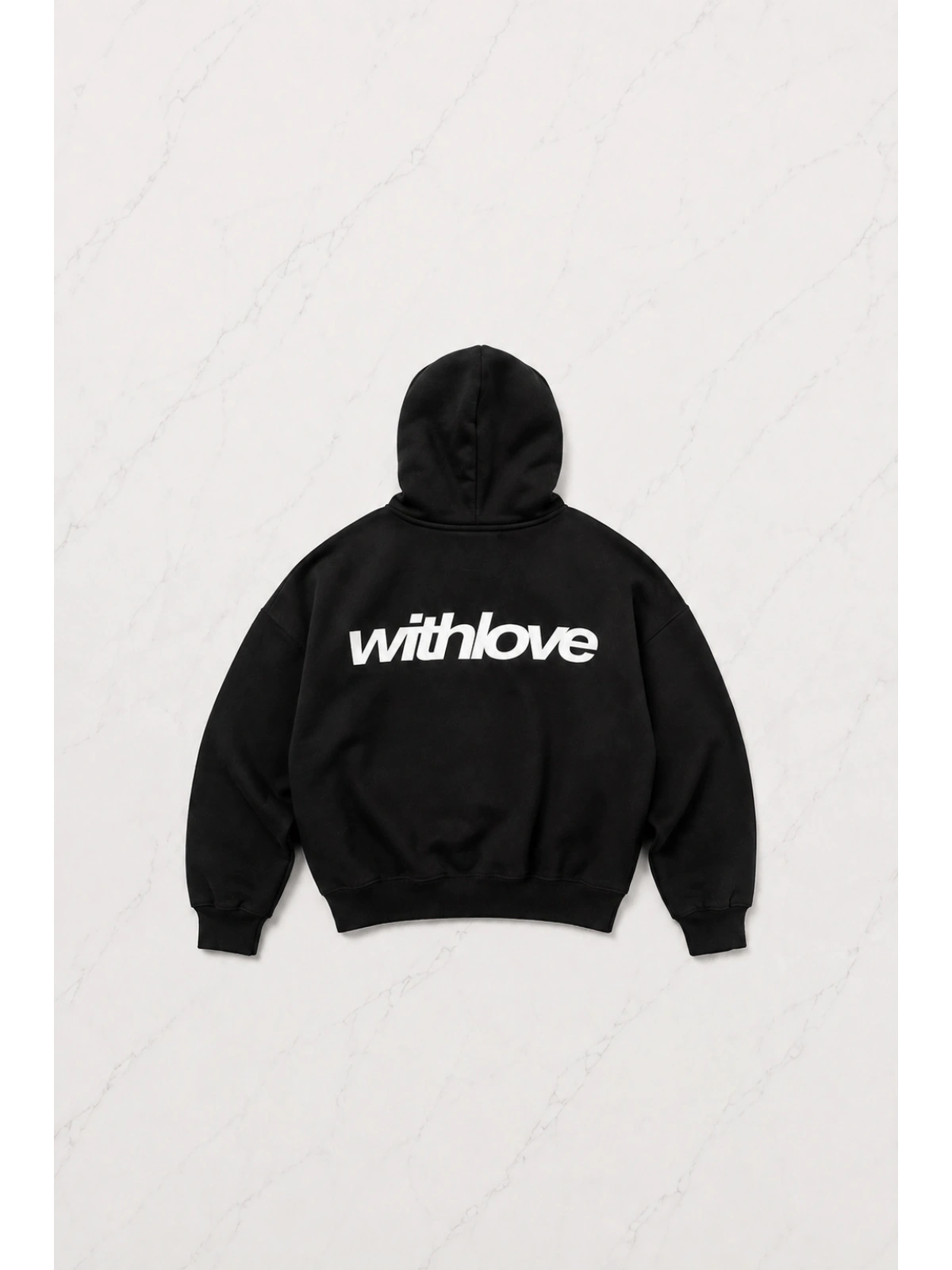 White And Black Withlove Sweatshirt