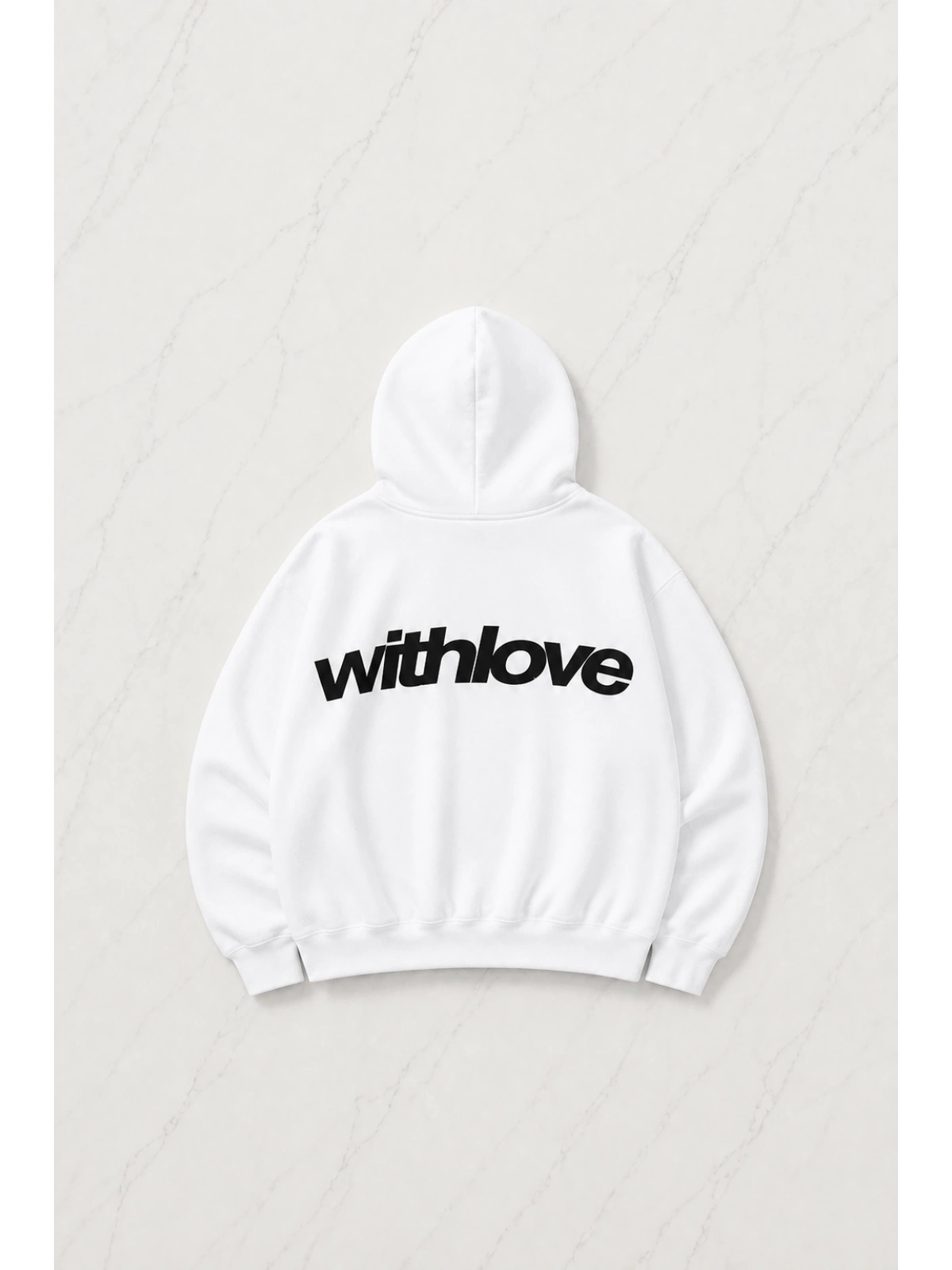 White And Black Withlove Sweatshirt