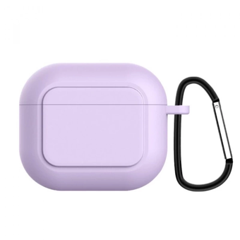 Ally Apple AirPods 3 için Kancalı Ultra İnce Silikon Kulaklık Kılıfı
